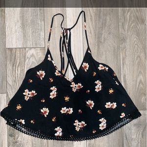 Floral crop top